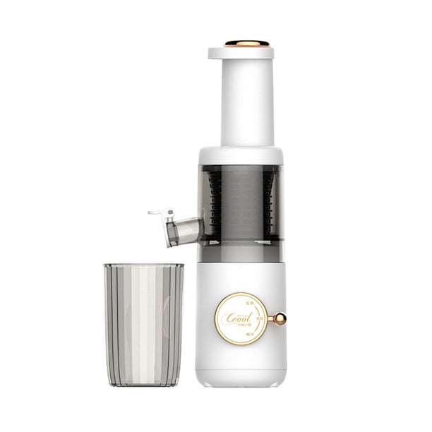 Extractor de jugo de frutas y verduras, máquina de jugo de extrusión de tornillo, licuadora de limón y naranja Ehuebsd Libre de BPA