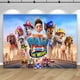 thumbnail image 3 of Decoraciones de fondo de la película Paw Patrol para fotografía de fiesta de primer cumpleaños de niños, fondo en rollo, pancarta para estudio fotográfico, 3 of 5
