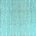 thumbnail image 1 of Ahgly Company Indoor Square Solid Light Blue Modern Area Rugs, 8' Square, 1 of 4