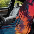 thumbnail image 4 of XYZCANDO Car Seat Towel Cover with Retro Palm Tree Design, Car Seat Protector for Beach Trips and Outdoor Workouts, 4 of 11