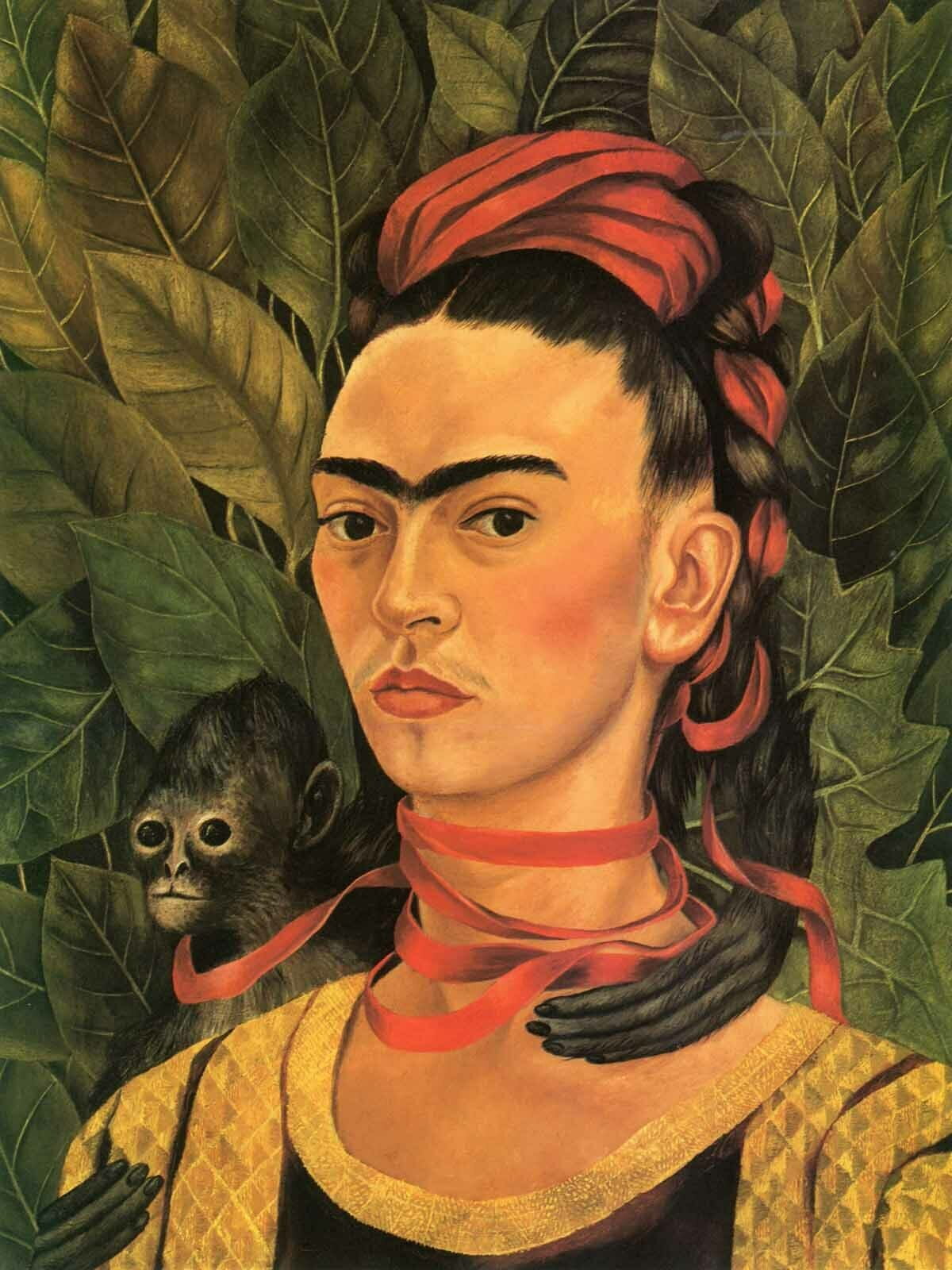 CANVAS or PRINT WALL ART Tree Of Hope Keep Strong Frida Kahlo 