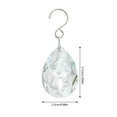 thumbnail image 3 of Nkmbld Crystal Teardrop Ornaments for Christmas Tree Decorations, Hanging Teardrops Crystals Pendants with Hook for Windows Lamp Christmas Tree Decorations, White, 3 of 8