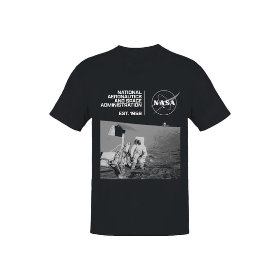 Officially Licensed Nasa Moon Mission Commemoration 1958 Men's T-shirt