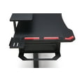 RESPAWN 3010 Gaming Computer Desk Ergonomic Height Adjustable Gaming Desk, in Red (RSP3010