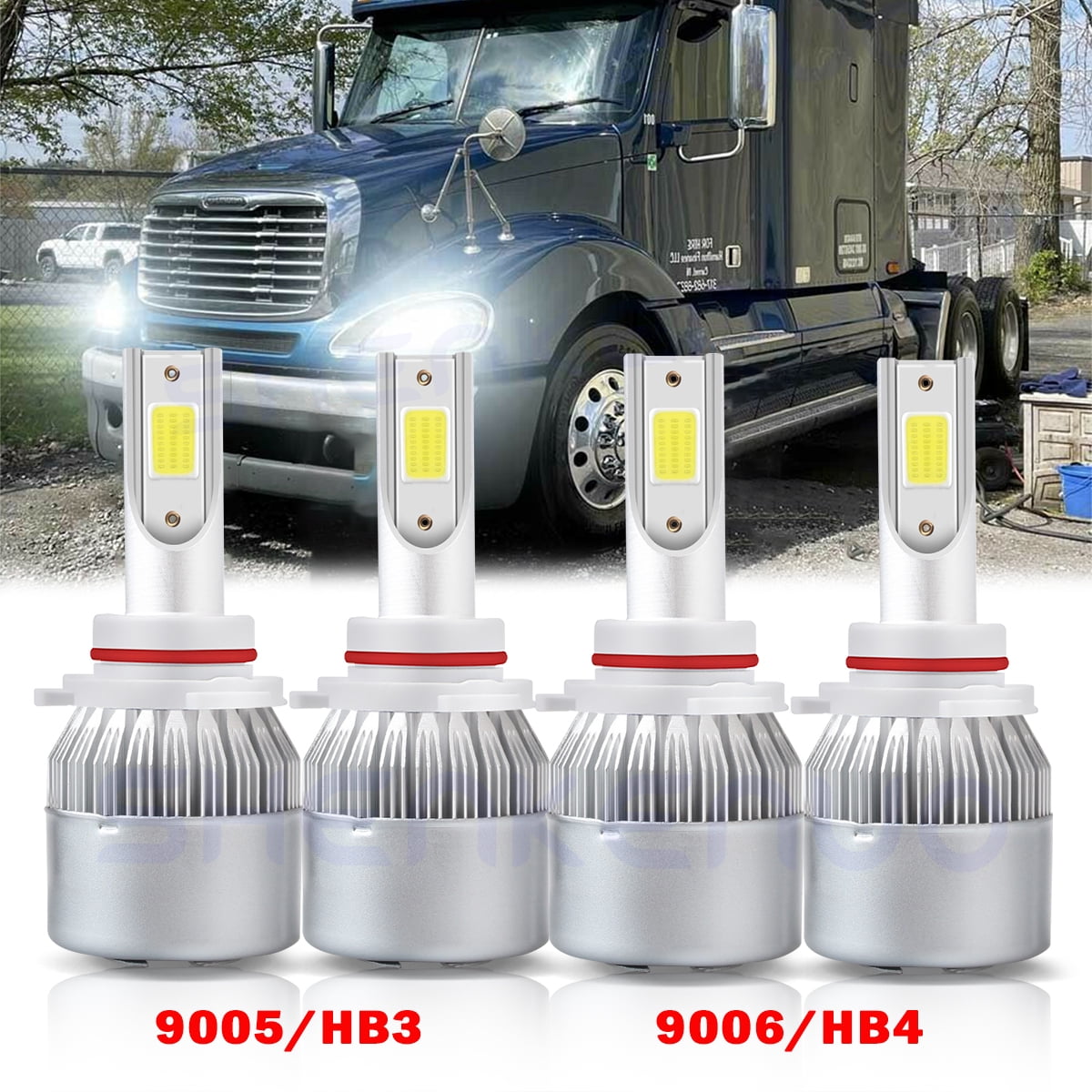 LED Headlights Conversion Bulb Kit for Freightliner Columbia 20042015