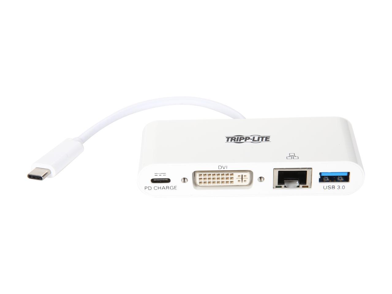 Tripp Lite USB C to DVI Multiport Adapter Converter Hub 6in USB Type C to DVI (U444-06N-DGU-C) - image 2 of 4
