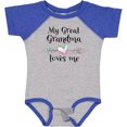 thumbnail image 3 of Inktastic My Great Grandma Loves Me Heart Great Grandchild Boys or Girls Baby Bodysuit, 3 of 5