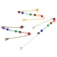 thumbnail image 2 of Natural Stone 7 Chakra Round Beads Crystal Pendulum Chains Necklace Pendant Healing Reiki Amulet Jewelry DIY  Making Accessories, 2 of 6