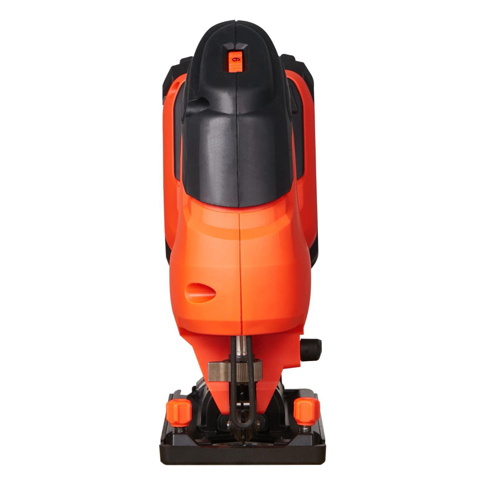 20V Cordless Jig Saw 3000 SPM with Battery Charger LED Light 6 Variable Speed 0-45 Degree Bevel Cuts 6 Blades 4 Orbital Settings for Wood Metal Cutting
