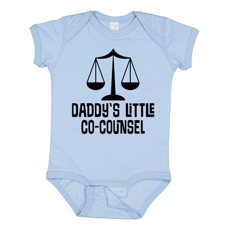 

Inktastic Daddy Little Co Counsel Lawyer Gift Baby Boy or Baby Girl Bodysuit