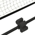 thumbnail image 5 of vidaXL Filet de Tennis Noir et Rouge 500x100x87 cm Polyester, 5 of 5