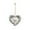 1 Pcs, variant on leaveforme Wicker Hanging Heart, DIY Yard Rustic Style Wicker Rattan Heart Shape Wreath Wall Garden Hanging Ornaments DIY Wedding Decoration Birthday Party Gift(Beige)