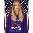 thumbnail image 2 of Always Red White Blue Sweatshirt Women - Women Sweatshirt, Medium, 2 of 4