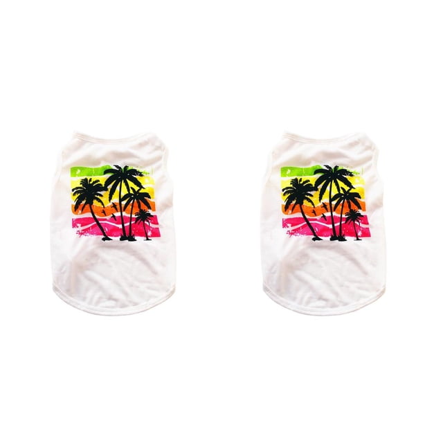 Greeniant Ropa Chalecos de verano Árbol Ocio Sudaderas con capucha Traje de moda Abrigo elástico Chaqueta Accesorios de belleza Perros Bulldog Blanco S 2piezas Greeniant CBP272278