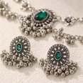 thumbnail image 3 of Vintage Cubic Zirconia Earrings Bohemian Flower Layered Pendant Necklace Jewellery Set for Women Tassel Beaded Boho Wedding Cocktail Party Birthday Christmas Anniversary Unique Jewelry Gifts, 3 of 11