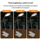 thumbnail image 5 of pstuiky Lámpara de escritorio con clip LED luz de escritorio portátil con almacenamiento luz de noche con clip para dormitorio carga USB regalo, 5 of 6