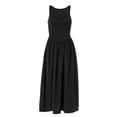 thumbnail image 5 of hirigin Women's Summer Tank Dress, Vintage Sleeveless Scoop Neck Solid Color Midi A-line Dress, 5 of 9