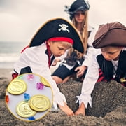 JUMRHFAN Pack of 320 Pirate Treasure, 160 pieces Gemstones for Children, 160 pieces Gold Coins Children, Pirate Theme Decoration Suitable for Children's Birthdays Party and Other