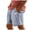 Sky Blue, variant on Beach Shorts for Men 2026 Summer Casual Relaxed Fit Elastic Waist Straight Leg Coconut Tree Printed Shorts with Pockets