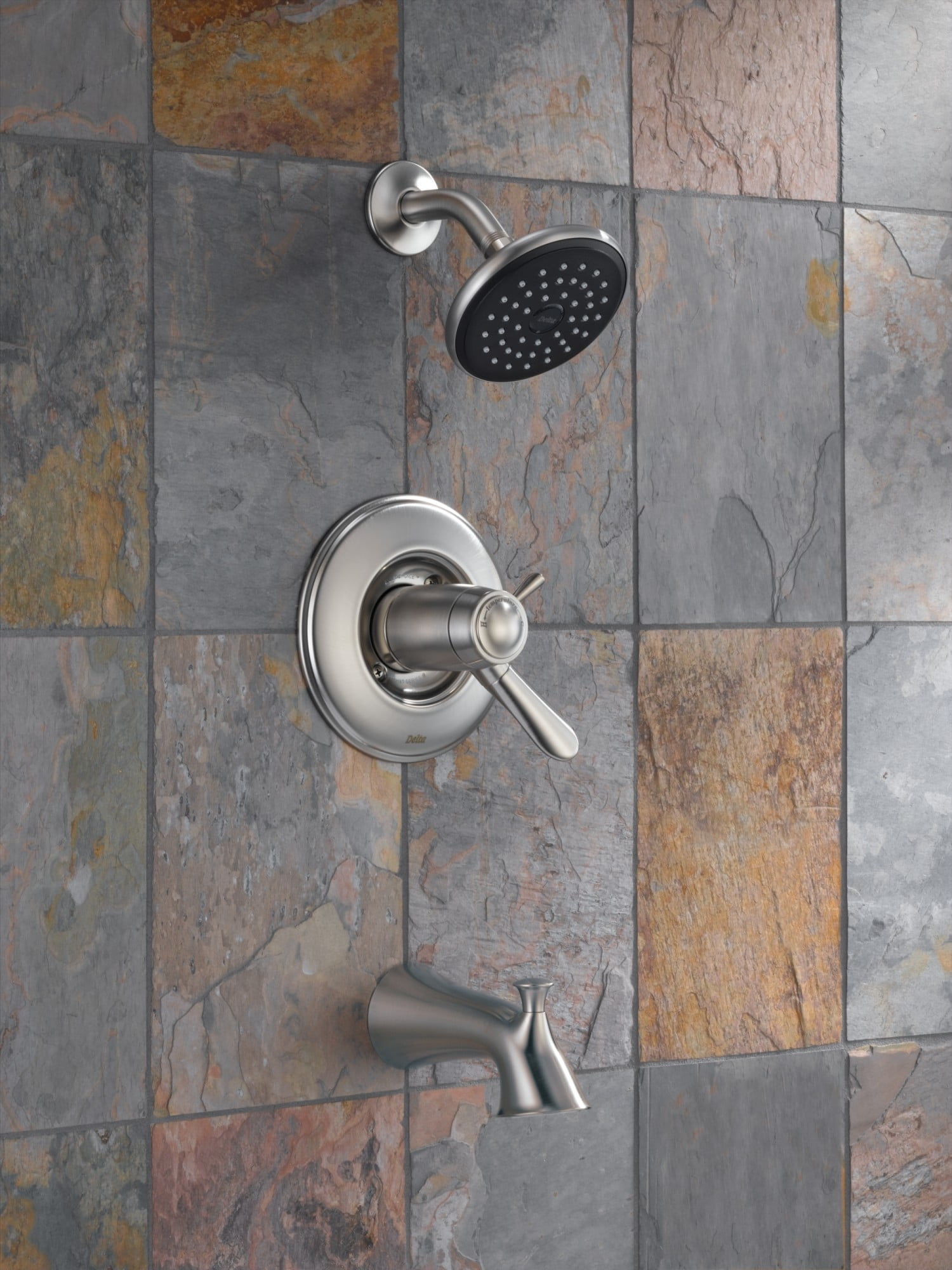 Delta T17T438 Lahara Tempassure 17T Series Dual Function Thermostatic Tub And Shower -