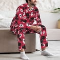 thumbnail image 7 of Hirioo Cute Dog for Men's Pajama Sets 2 Piece Pjs Men's Long-Sleeved Pajama Set Button Down Sleepwear,S-XXL-Large, 7 of 7