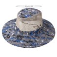 thumbnail image 2 of Prolriy Sun Hats for Men Summer Fishing Sunshade Hat Outdoor Camouflage Breathable Sandal Hat Western Cowboy Sunshade Hat Net Hat Mens Hats Camel5, 2 of 6