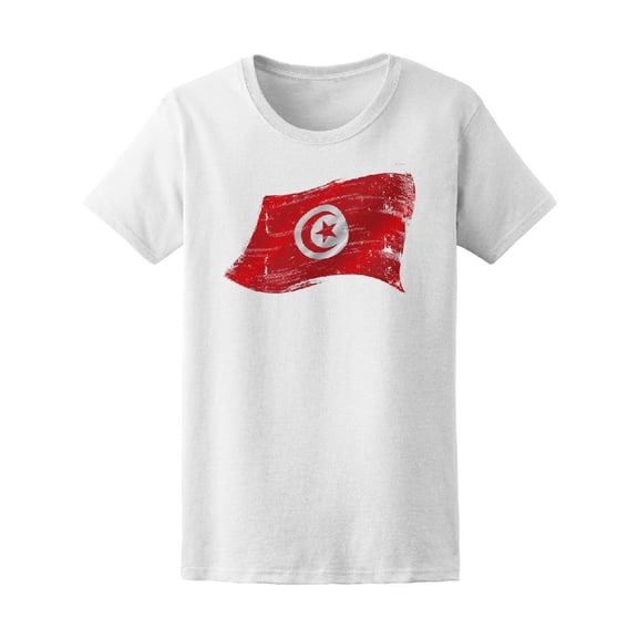 A Grunge Tunisian Flag Tee Men's -Image by Shutterstock