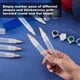thumbnail image 3 of 24 Pack 6 mm 3 mm Empty Fillable Blank Paint Touch Up Pen Markers Round Tilted Paint Marker Pens Acrylic Paint Pens, 3 of 5