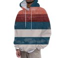 thumbnail image 4 of Men's Fall Winter Plus Size Hoodless Pullover Fashion Top Hop Oversized Crew Neck Sweatshirt Garment, 4 of 4