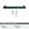 thumbnail image 6 of Amerock Monument 5-1/16 inch Center-to-Center Matte Black Cabinet Pull, 10 Pack, 6 of 7