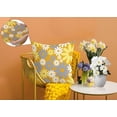 thumbnail image 5 of Pillow Covers 18x18 Set of 4, Yellow Decor Pillows Decorative Throw Pillow Covers for Couch Sofa Indoor Outdoor Pillow Covers Farmhouse Yellow Pillow Covers Home Decor, 5 of 6