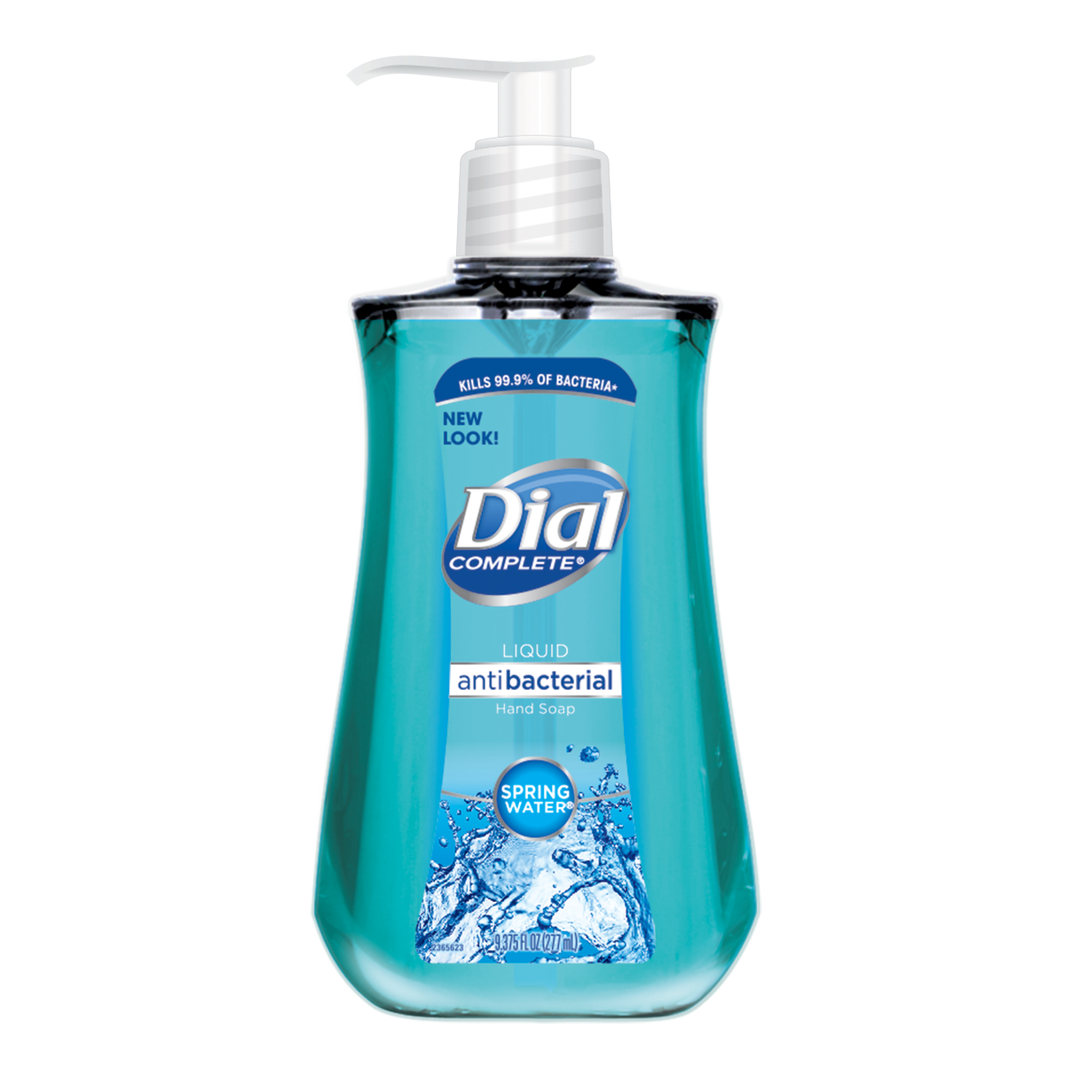 Dial Antibacterial Liquid Hand Soap, Spring Water, 9.375 Ounce Bonus Pack
