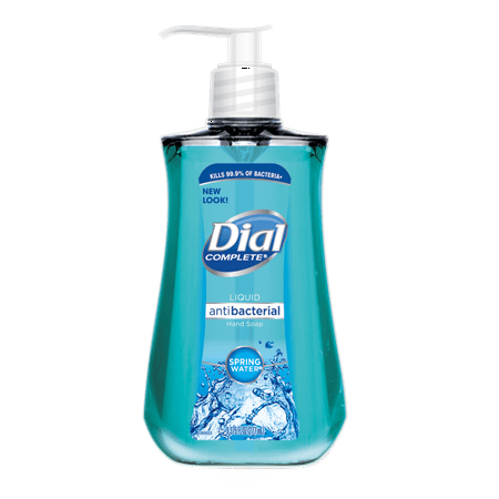 Dial Antibacterial Liquid Hand Soap, Spring Water, 9.375 Ounce Bonus Pack