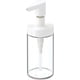 thumbnail image 2 of Dispensador de Jabón de Vidrio LUXVI Blanco 4pzs elegancia y funcionalidad, 2 of 5