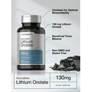 Lithium Orotate 130mg | 180 Capsules | by Horbaach