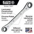 thumbnail image 2 of Klein Tools 68201 - Llave con trinquete (10 x 11 mm), color cromado, 2 of 2