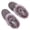 Charcoal, variant on Millffy Women's Faux Fur Clog Comfy slides Furry Soft Indoor Memory Foam Moccasin Slippers (7-8 US, Black)