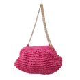 thumbnail image 1 of Bolso Tipo Cartera Tejido Mano Paja Diario Verano para Mujer Color Sólido, 1 of 9