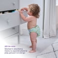 thumbnail image 3 of Bambino Mio Reusable Cloth Diaper Set - 5 All-in-One Diapers - Bugs Life, 3 of 7