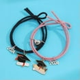 thumbnail image 2 of EOEMY 2Pcs Magnetic Couple Best Friend Graduation Season Heart Bachelor'S Hat Couple-2Pcs Bracelets #1, 2 of 9