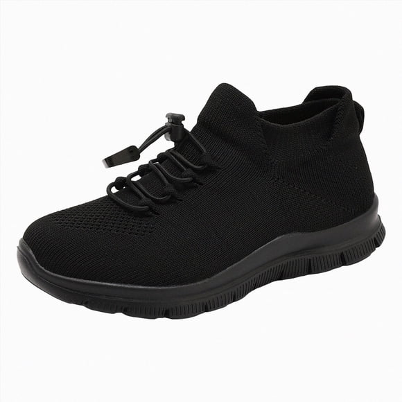 Gubotare Boy Basketball Shoes Toddler Shoes for Boys & Girls Canvas Hook and Loops Sneakers with Sole Size 12 (Black,Little Kids 12)