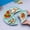 B, variant on Nkmbld Bent Shape Dessert Plates Unbreakable Dinner Plates Dishwasher Microwave Safe Reusable Lightweight Salad Plate for Fruits, Snack, Pasta, Cake, Dessert, Green