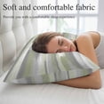 thumbnail image 5 of Sage Green Pillow Covers, Linen Long Throw Pillow Case, Modern Abstract Grey Striped Art Holiday Pillow Protector Decorative Cushion Cover for Living Room/Bedroom 12" x 20", 5 of 8