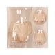 thumbnail image 2 of INSPIRAR CHIC Ropa de mujer de talla grande con borde de encaje transparente, bragas de cintura alta, sólidas y elásticas XL Negro, 2 of 7