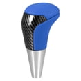 thumbnail image 1 of Perilla de palanca de cambios de transmisión automática Unique Bargains para Toyota Yaris R 2016 2018 piel sintética perforada color azul, 1 of 6