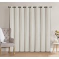 thumbnail image 2 of Neil Blackout Energy Saving Window Curtain Grommet Panels 52 in. W x 90 in. L, Set of 2 Panels - Ivory, 2 of 5