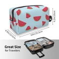 thumbnail image 3 of Uemuo Watermelon Pattern Portable Toiletry Bags with Handle, Waterproof travel Make up Bags for Women, Large Capacity Travel Cosmetic Bags, 3 of 9