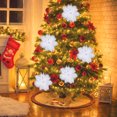 thumbnail image 6 of HUISZJ 10 Pcs White Angel Mini Snowflake Christmas Tree Decoration Snowflake Decor Supplies (Snowflake), 6 of 8