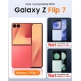 thumbnail image 2 of Funda GooseBox para Samsung Galaxy Z Flip 7, delgada, color rojo coral, 2 of 8