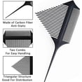 thumbnail image 3 of Hair Dye Comb, Hair Tail Comb, Multifunctional Double-Sided Pointed Tail Triangle Pick Comb, Portable Hairdresser Comb, Hairdressing Comb, 3 of 4